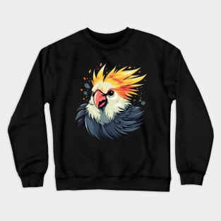 Cockatiel Smiling Crewneck Sweatshirt